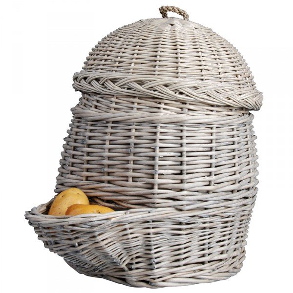 Esschert Design Onion Basket Gray